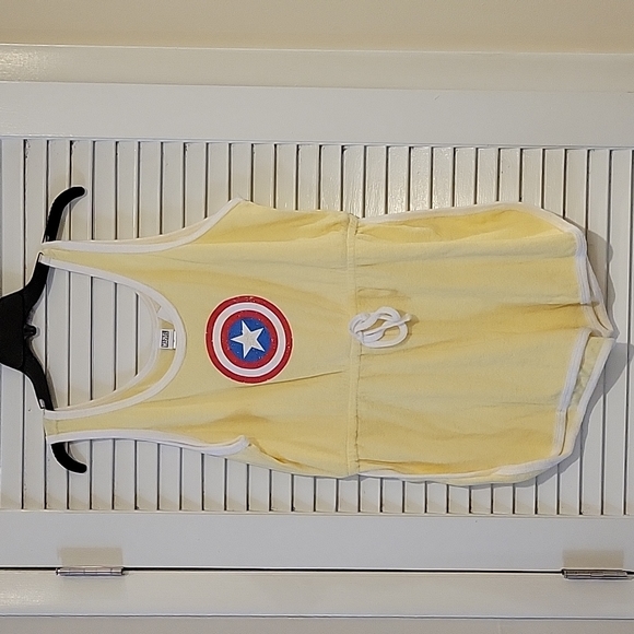 Marvel Pants - NWT Marvel Captain America romper sz XL